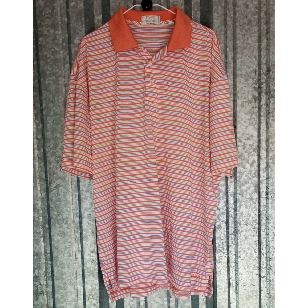 Tabasco McIlhenny Dry Goods Polo Shirt Mens 2XL Striped Golf 032 Dry